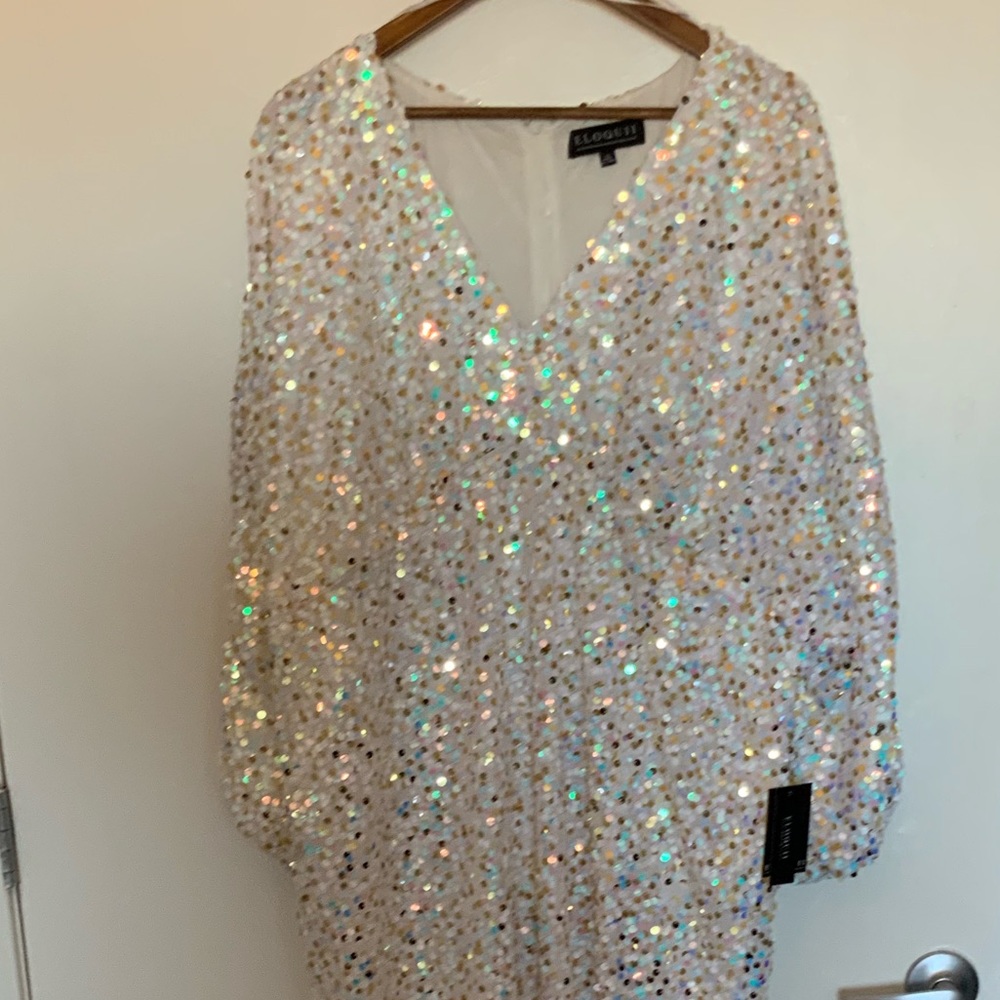 Eloquii Sequined Gown